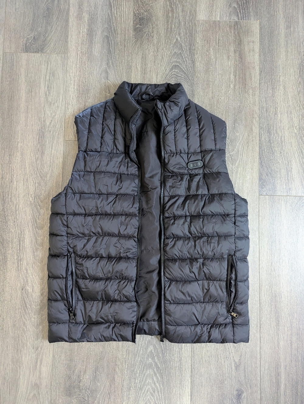 Men's Black Heated Vest